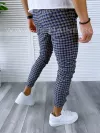 Pantaloni barbati casual regular fit in carouri B1739 11-4 e*